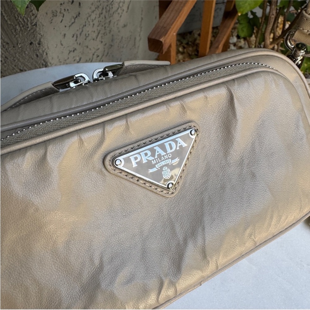 Prada Nappa Antique Leather Multi Pocket Crossbody - Picture 3 of 15